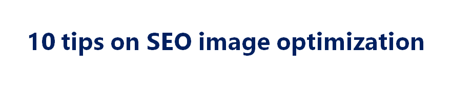 SEO image optimization