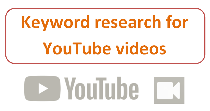 Keyword research for Youtube videos